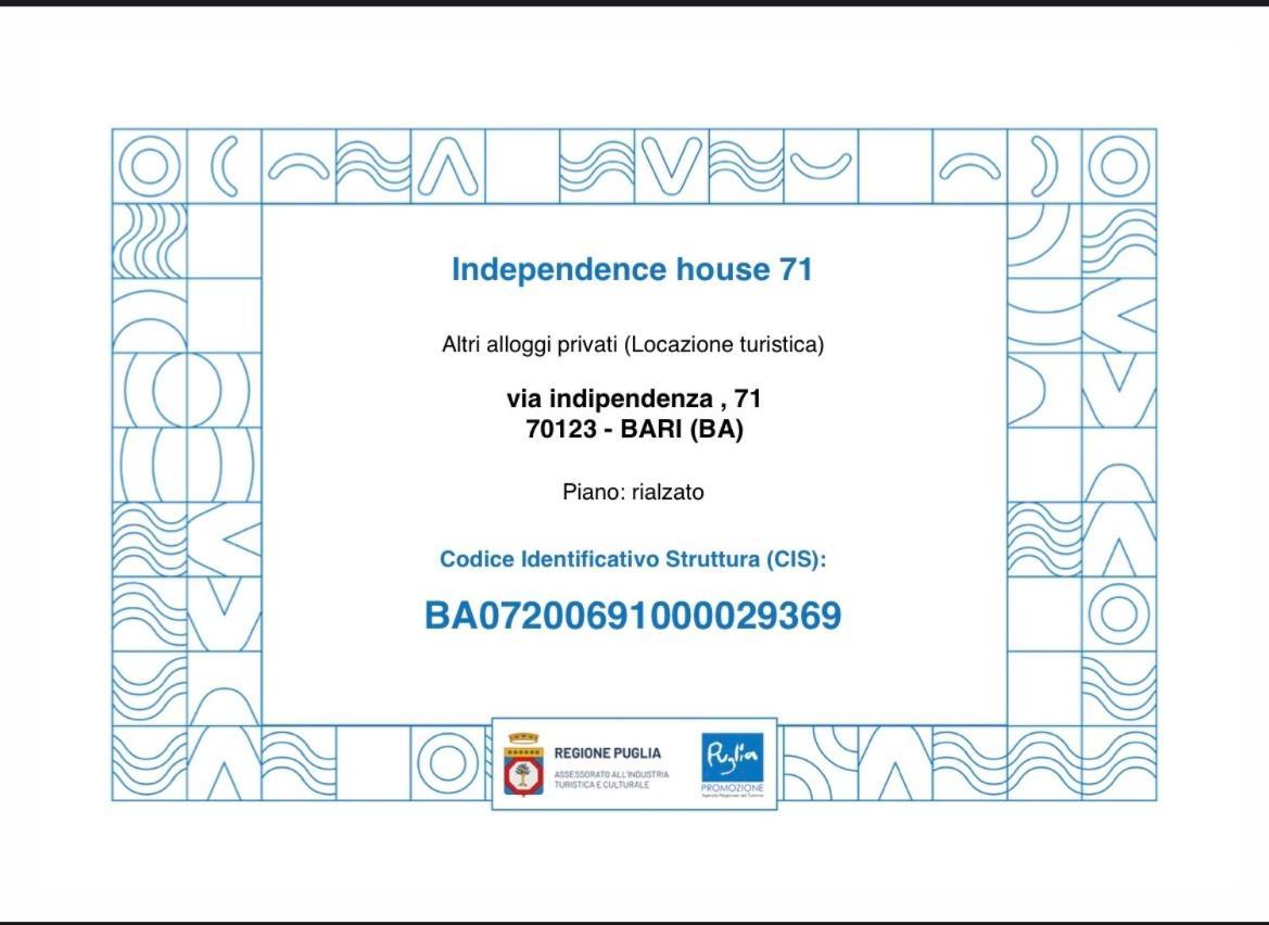 Independence House 71 Διαμέρισμα Μπάρι Εξωτερικό φωτογραφία